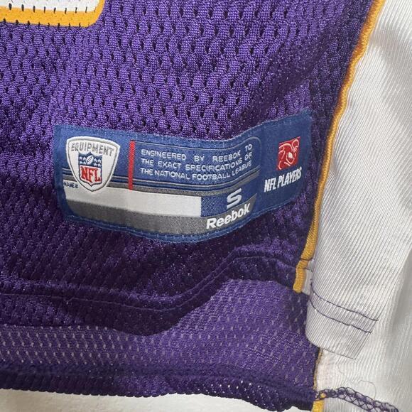 Minnesota Vikings Brett Favre‎ #4 Reebok Purple Football Jersey Size Small Youth - Picture 4 of 6
